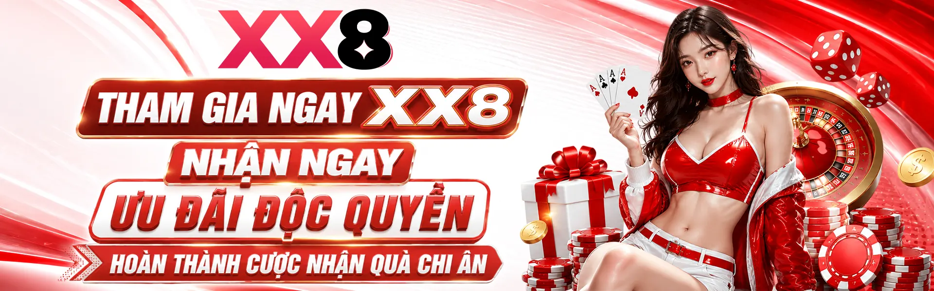 Tham gia ngay XX8 nhận ngay ưu đãi độc quyền hoàn thành cược nhận quà chi ân